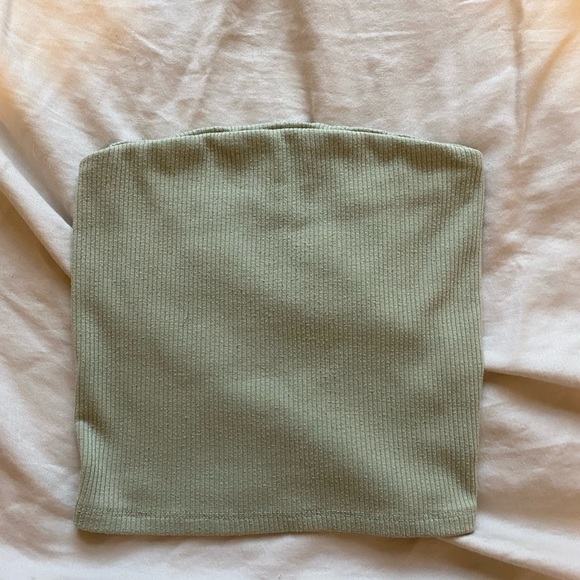 American Eagle Outfitters Tops - light green american eagle tube top (size xs)
